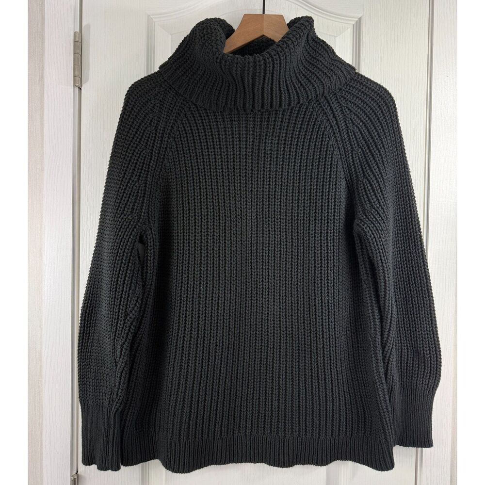 Haven Well Within Women's Black Turtleneck Sweater Size L Large